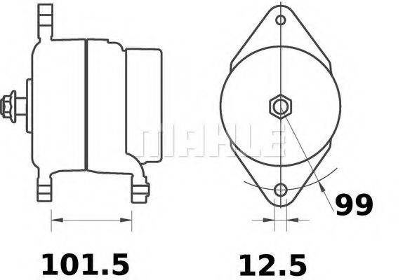Генератор Mahle Kolben MG 549
