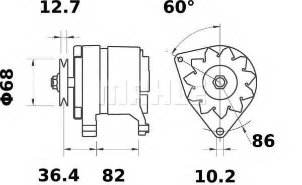 Генератор Mahle Kolben MG 550 Генератор Mahle Kolben MG 550