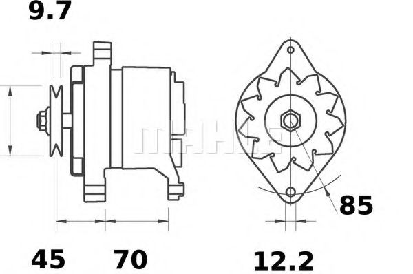 Генератор Mahle Kolben MG 520 Генератор Mahle Kolben MG 520