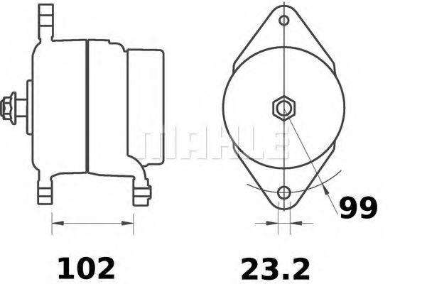 Генератор Mahle Kolben MG 490 Генератор Mahle Kolben MG 490