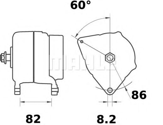 Генератор Mahle Kolben MG 476 Генератор Mahle Kolben MG 476