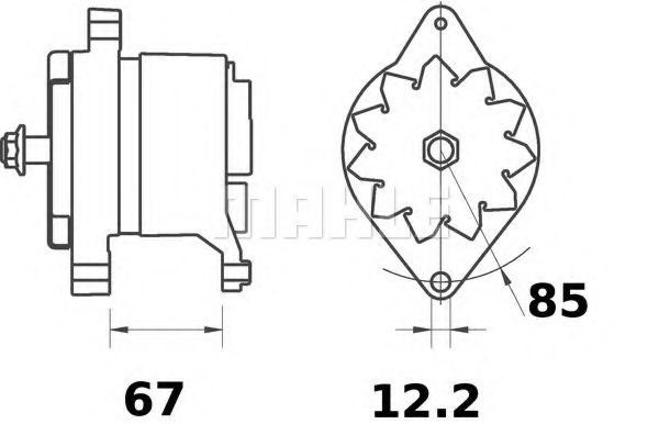 Генератор Mahle Kolben MG 288 Генератор Mahle Kolben MG 288