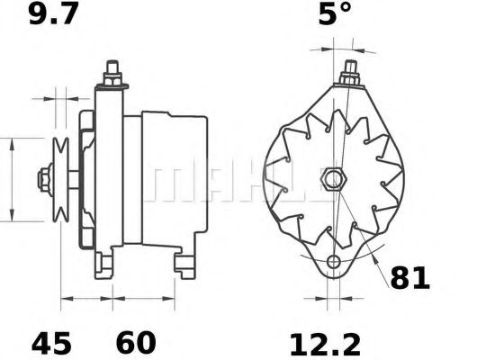 Генератор Mahle Kolben MG 280 Генератор Mahle Kolben MG 280