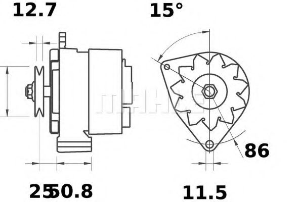 Генератор Mahle Kolben MG 230 Генератор Mahle Kolben MG 230