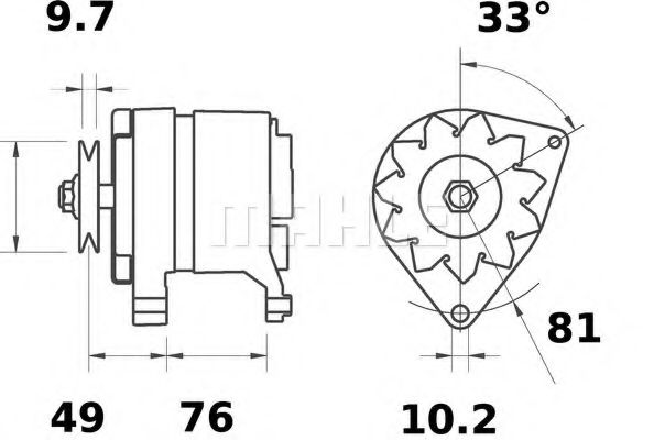 Генератор Mahle Kolben MG 211 Генератор Mahle Kolben MG 211