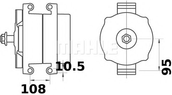 Генератор Mahle Kolben MG 148