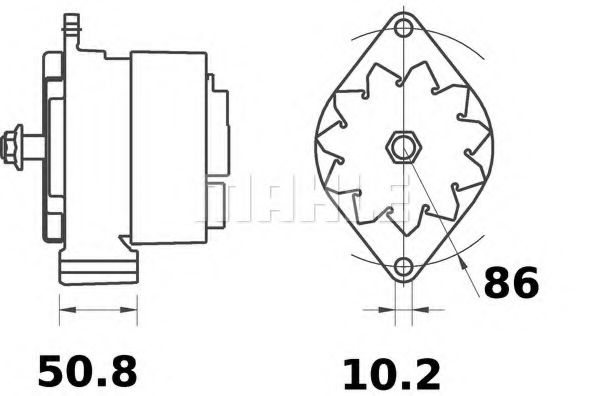 Генератор Mahle Kolben MG 135 Генератор Mahle Kolben MG 135