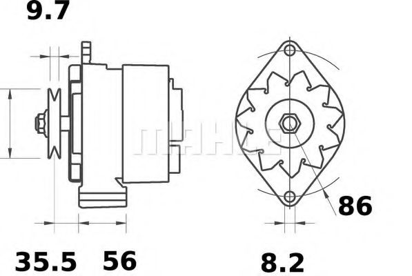 Генератор Mahle Kolben MG 85 Генератор Mahle Kolben MG 85