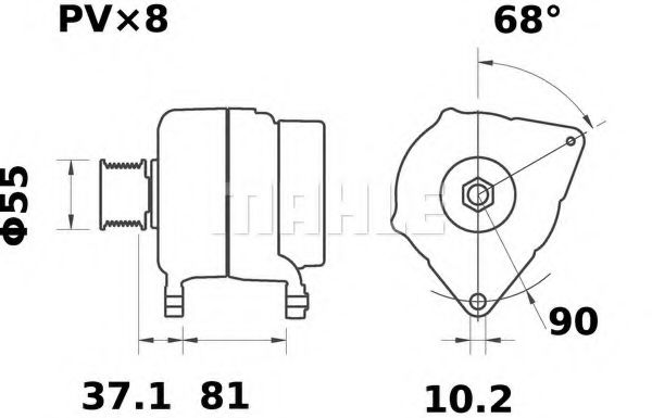 Генератор Mahle Kolben MG 72 Генератор Mahle Kolben MG 72