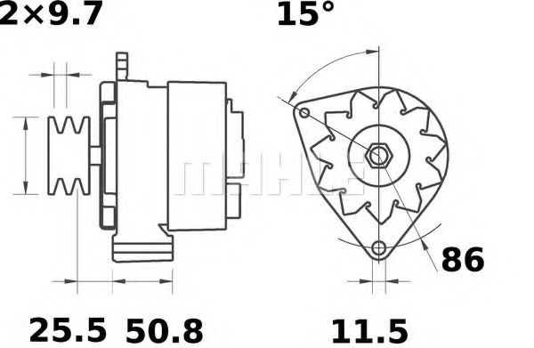 Генератор Mahle Kolben MG 46 Генератор Mahle Kolben MG 46