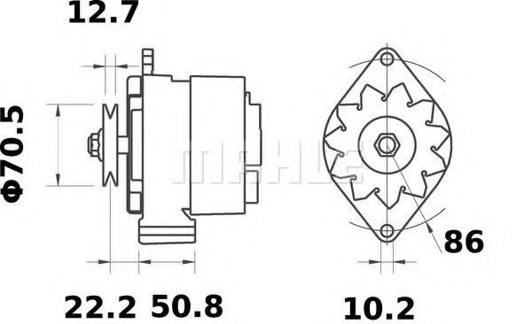 Генератор Mahle Kolben MG 25 Генератор Mahle Kolben MG 25