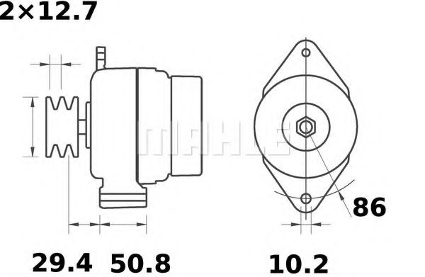 Генератор Mahle Kolben MG 14 Генератор Mahle Kolben MG 14