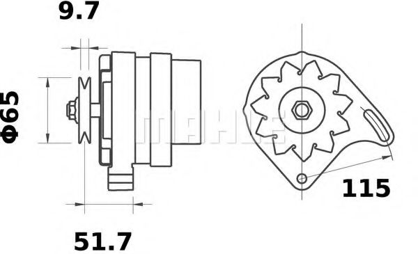 Генератор Mahle Kolben MG 18 Генератор Mahle Kolben MG 18
