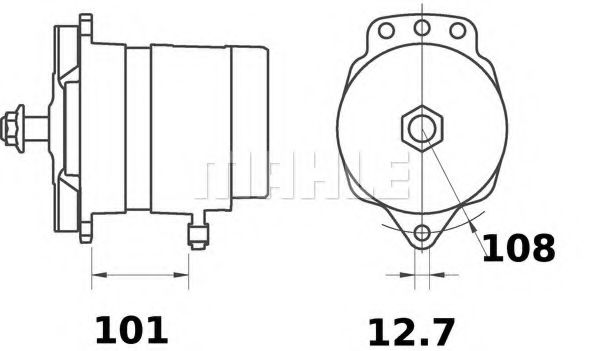 Генератор Mahle Kolben MG 761
