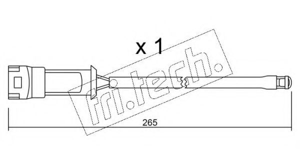 Датчик износа тормозных колодок fritech SU.013A
