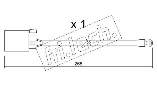 Датчик износа тормозных колодок fritech SU.014A
