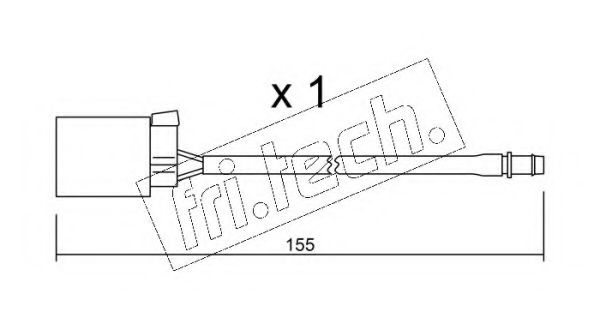 Датчик износа тормозных колодок fritech SU.015