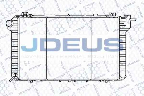 Радиатор охлаждения двигателя jdeus 019B19