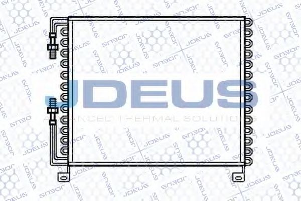 Радиатор кондиционера jdeus 700V04