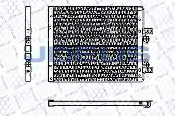 Радиатор кондиционера jdeus RA7110291