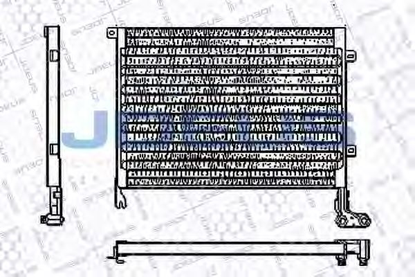 Радиатор кондиционера jdeus RA7110580