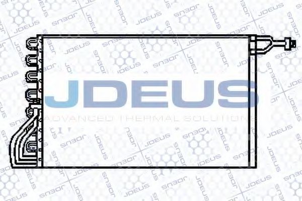 Радиатор кондиционера jdeus RA7110610