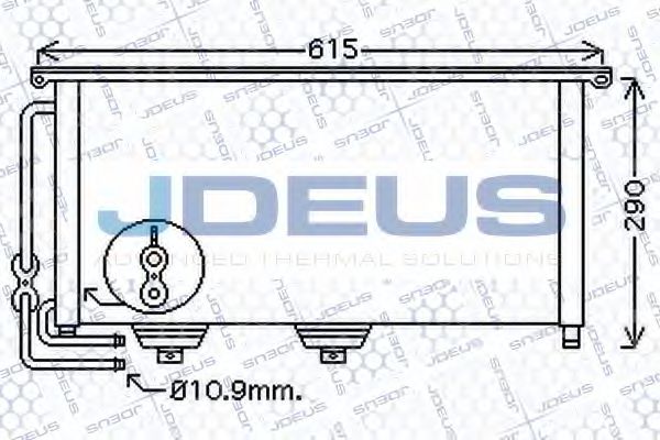 Радиатор кондиционера jdeus 717M50