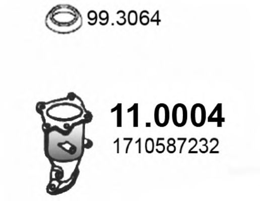 Катализатор asso 11.0004
