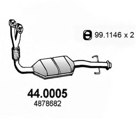 Катализатор asso 44.0005