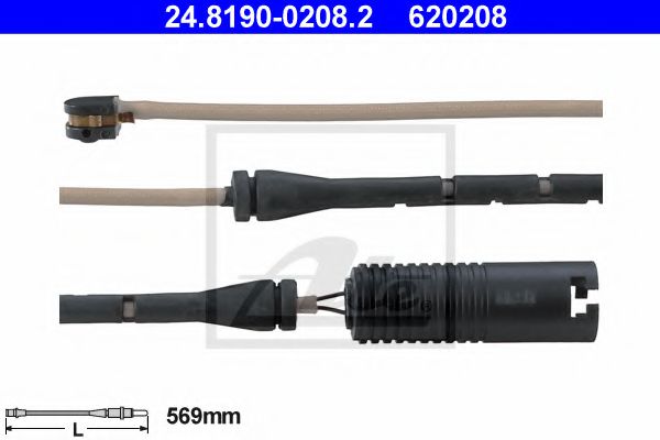 Датчик износа тормозных колодок ATE 24.8190-0208.2