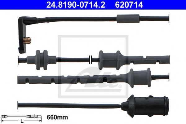 Датчик износа тормозных колодок ATE 24.8190-0714.2