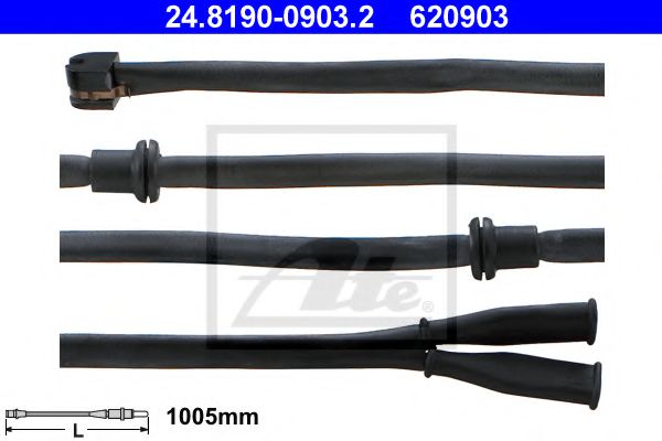 Датчик износа тормозных колодок ATE 24.8190-0903.2