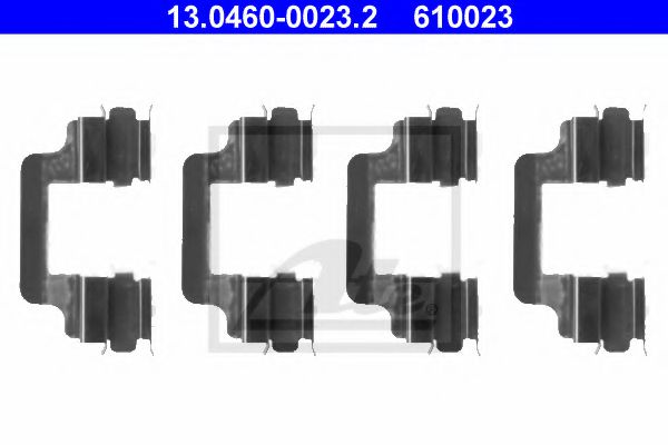 Скобы тормозных колодок ATE 13.0460-0023.2