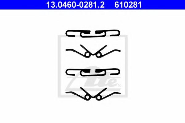 Скобы тормозных колодок ATE 13.0460-0281.2