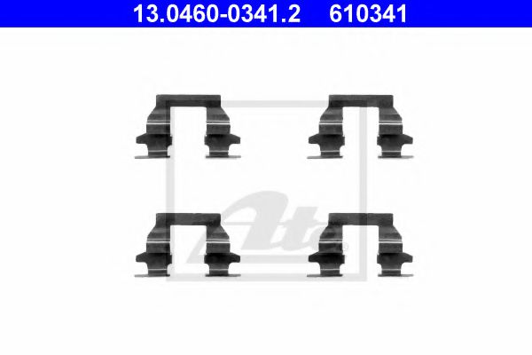 Скобы тормозных колодок ATE 13.0460-0341.2