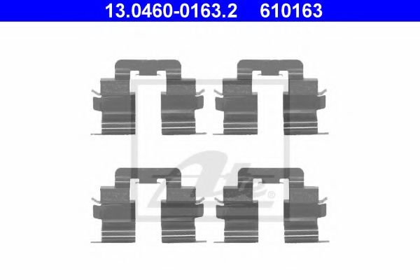 Скобы тормозных колодок ATE 13.0460-0163.2