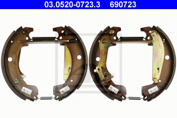 Тормозные колодки барабанные ATE 03.0520-0723.3