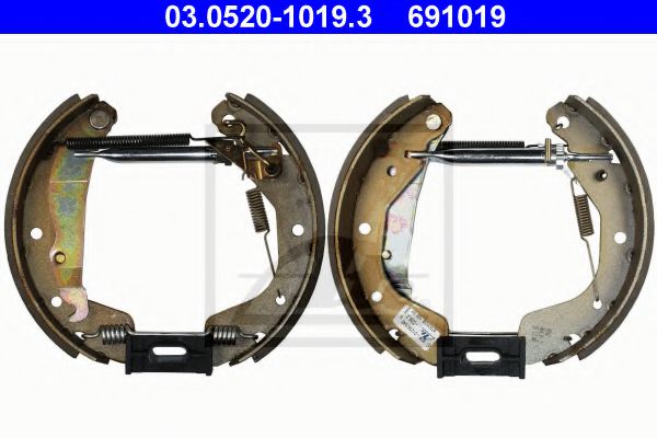 Тормозные колодки барабанные ATE 03.0520-1019.3