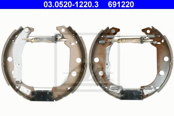 Тормозные колодки барабанные ATE 03.0520-1220.3