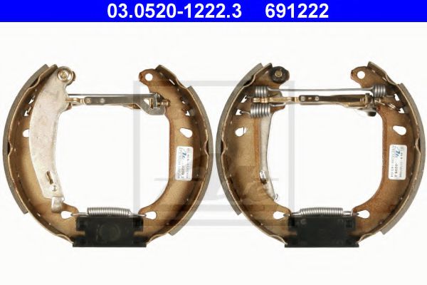 Тормозные колодки барабанные ATE 03.0520-1222.3