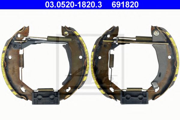 Тормозные колодки барабанные ATE 03.0520-1820.3