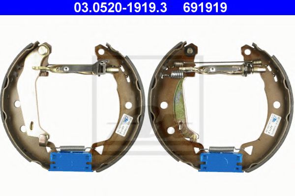 Тормозные колодки барабанные ATE 03.0520-1919.3