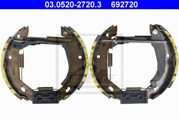 Тормозные колодки барабанные ATE 03.0520-2720.3