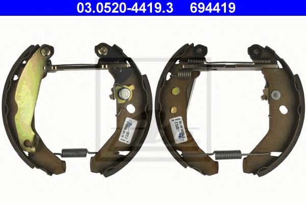 Тормозные колодки барабанные ATE 03.0520-4419.3
