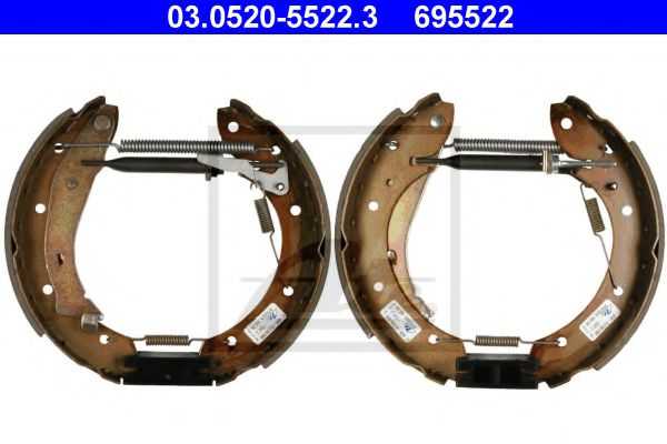Тормозные колодки барабанные ATE 03.0520-5522.3