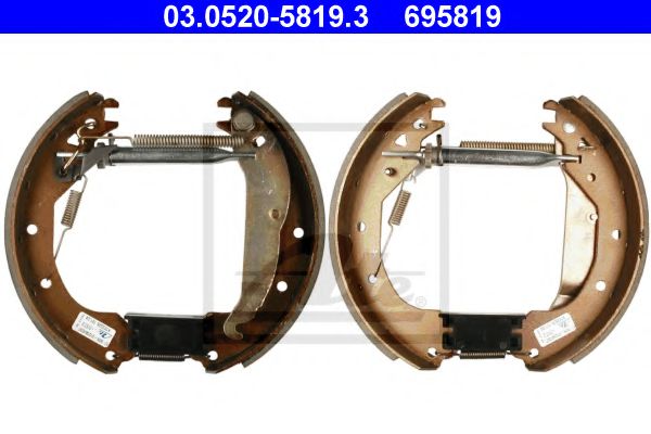 Тормозные колодки барабанные ATE 03.0520-5819.3