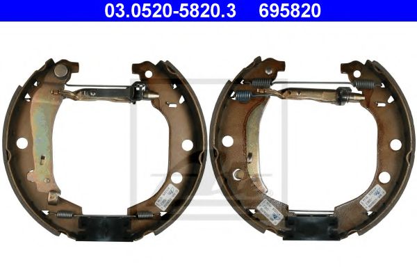 Тормозные колодки барабанные ATE 03.0520-5820.3