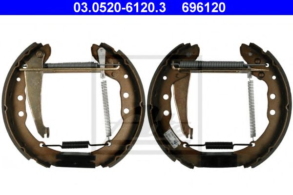 Тормозные колодки барабанные ATE 03.0520-6120.3