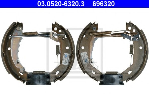 Тормозные колодки барабанные ATE 03.0520-6320.3