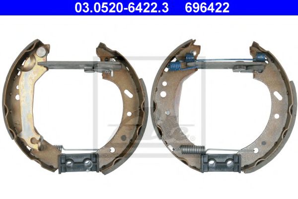 Тормозные колодки барабанные ATE 03.0520-6422.3